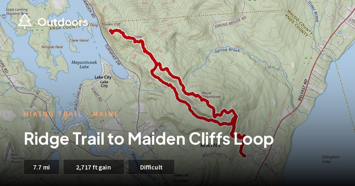 Ridge Trail to Maiden Cliffs Loop | Outdoors